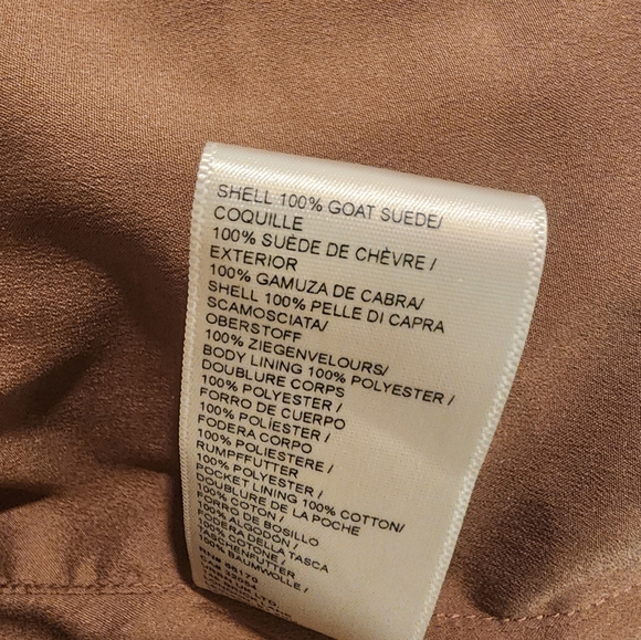 We The Free Suzy Suede Jacket, Camel, 100% leather suede, size XL, NWOT - Picture 10 of 10